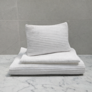 Waffle Cotton Spa Bathroom Set